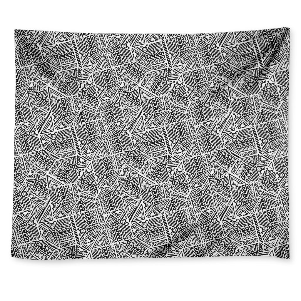 Ancient Aztec Tribal Pattern Print Tapestry