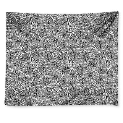 Ancient Aztec Tribal Pattern Print Tapestry