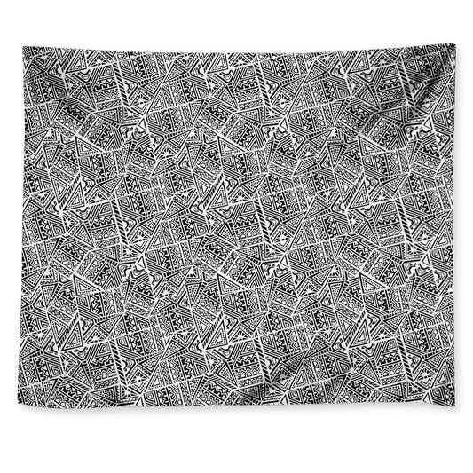Ancient Aztec Tribal Pattern Print Tapestry