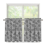 Ancient Aztec Tribal Pattern Print Tier Curtains
