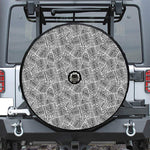 Ancient Aztec Tribal Pattern Print Tire Cover With Camera Hole