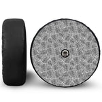 Ancient Aztec Tribal Pattern Print Tire Cover With Camera Hole