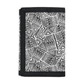 Ancient Aztec Tribal Pattern Print Trifold Wallet