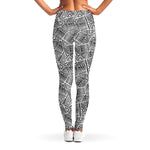 Ancient Aztec Tribal Pattern Print Women's Leggings