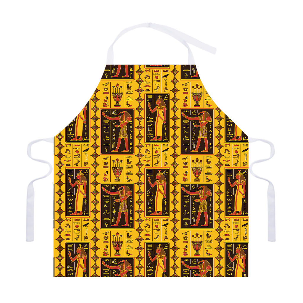 Ancient Egypt Pattern Print Adjustable Apron
