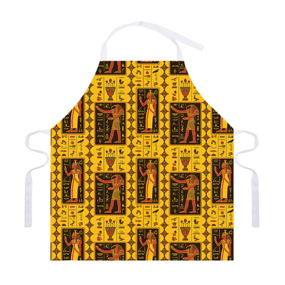 Ancient Egypt Pattern Print Adjustable Apron