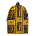 Ancient Egypt Pattern Print School Backpack