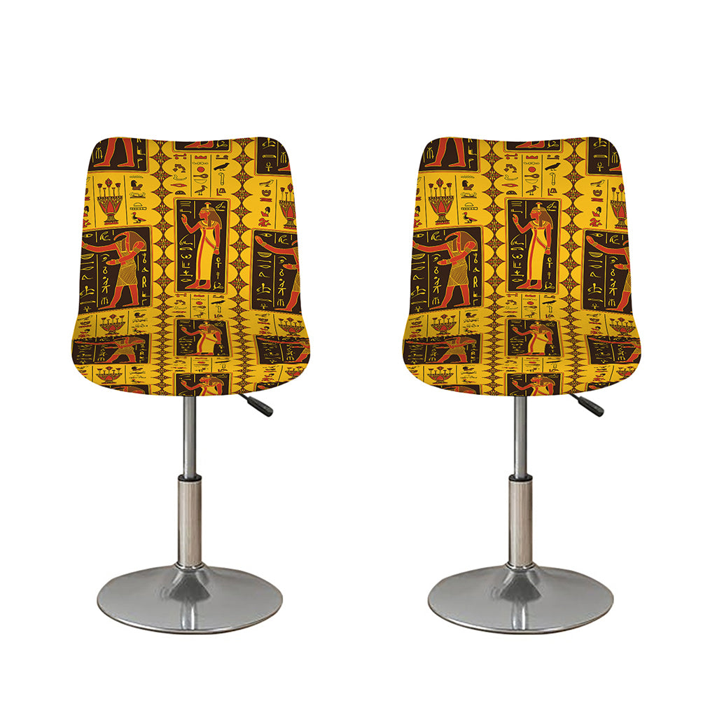 Ancient Egypt Pattern Print Bar Stool Covers
