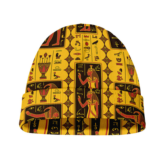 Ancient Egypt Pattern Print Beanie