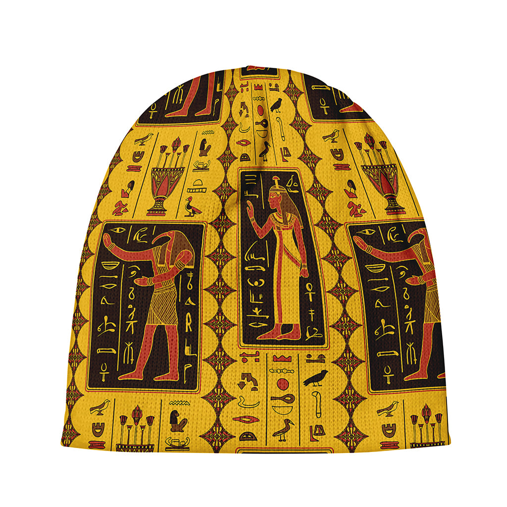 Ancient Egypt Pattern Print Beanie
