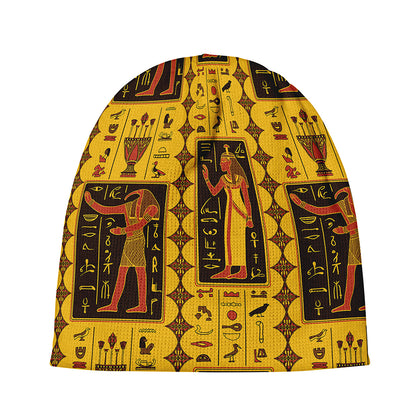 Ancient Egypt Pattern Print Beanie