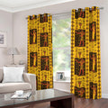 Ancient Egypt Pattern Print Dimout Grommet Curtains