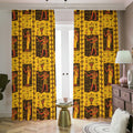 Ancient Egypt Pattern Print Dimout Pencil Pleat Curtains