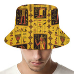 Ancient Egypt Pattern Print Bucket Hat