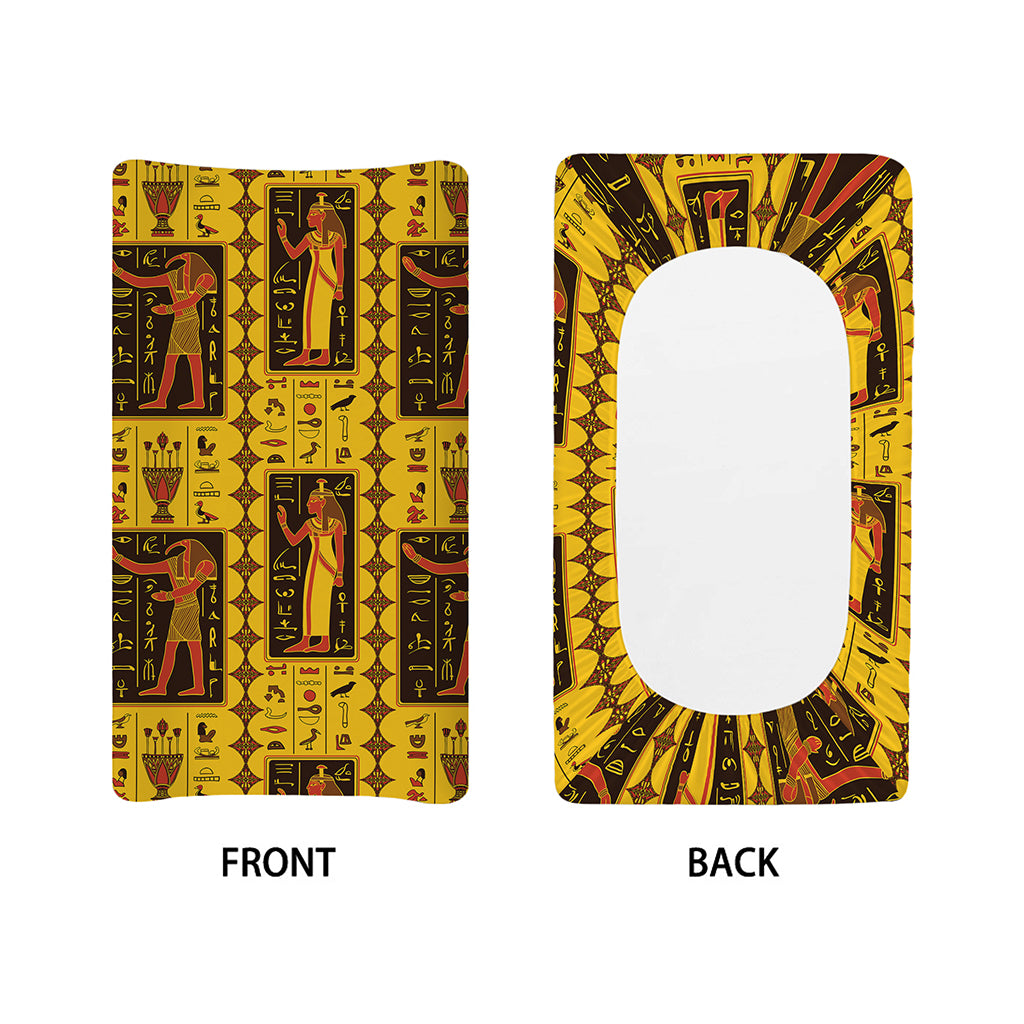 Ancient Egypt Pattern Print Changing Pad Cover
