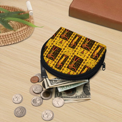 Ancient Egypt Pattern Print Coin Purse