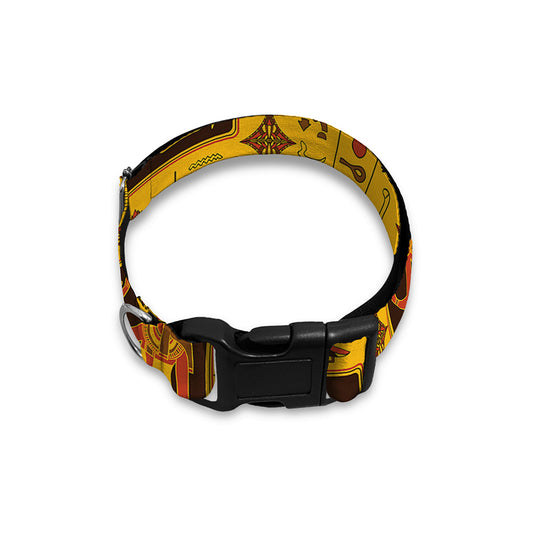 Ancient Egypt Pattern Print Dog Collar