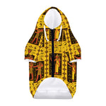 Ancient Egypt Pattern Print Dog Zip Up Hoodie