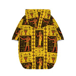 Ancient Egypt Pattern Print Dog Zip Up Hoodie