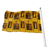 Ancient Egypt Pattern Print Flag