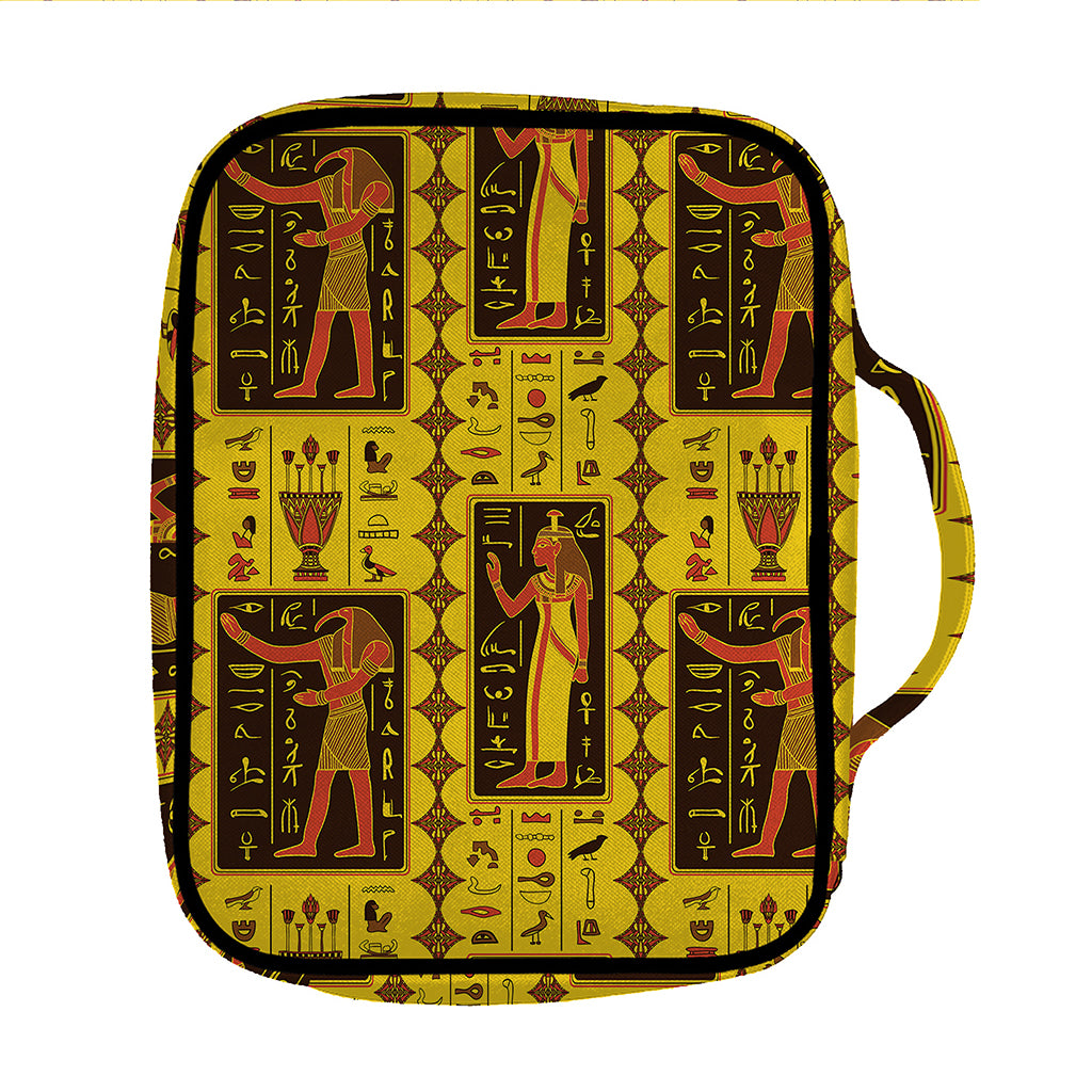 Ancient Egypt Pattern Print Front Pocket Bible Bag