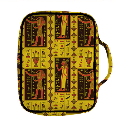 Ancient Egypt Pattern Print Front Pocket Bible Bag
