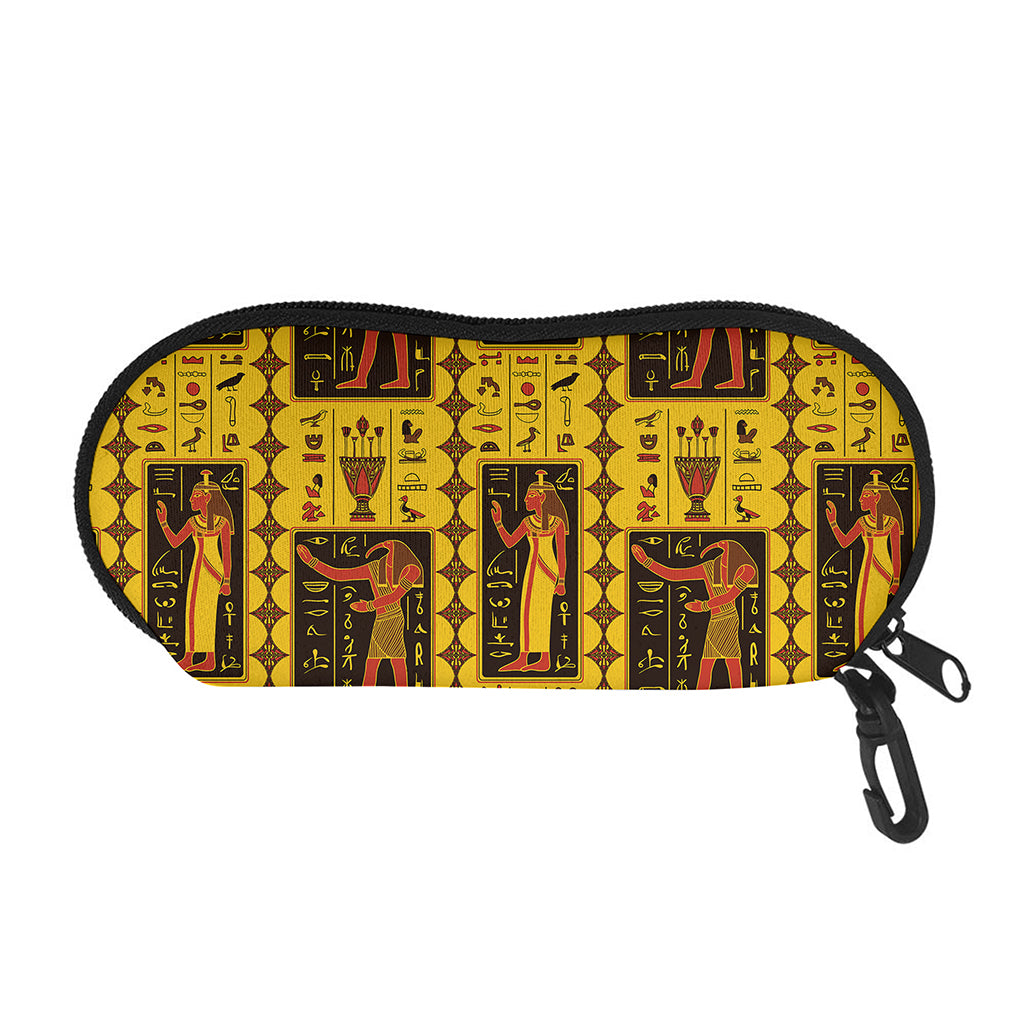 Ancient Egypt Pattern Print Glasses Case