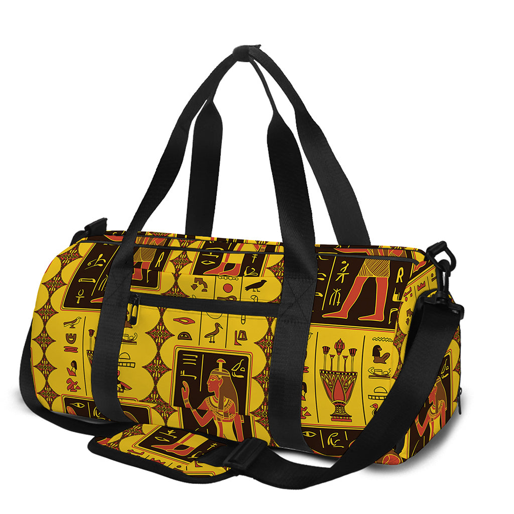 Ancient Egypt Pattern Print Gym Bag
