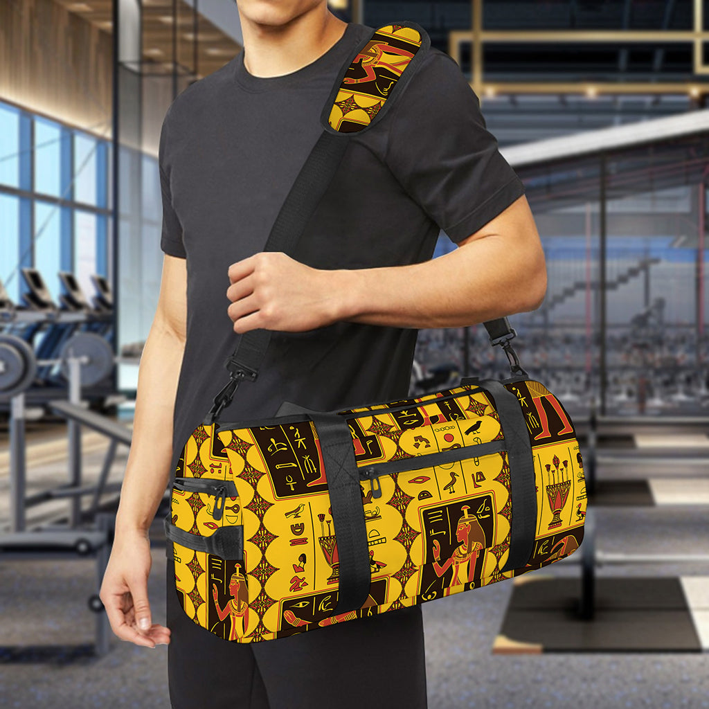 Ancient Egypt Pattern Print Gym Bag