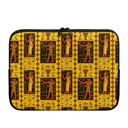 Ancient Egypt Pattern Print Laptop Sleeve
