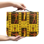 Ancient Egypt Pattern Print Leather Bible Cover
