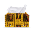 Ancient Egypt Pattern Print Leather Tissue Box Cover