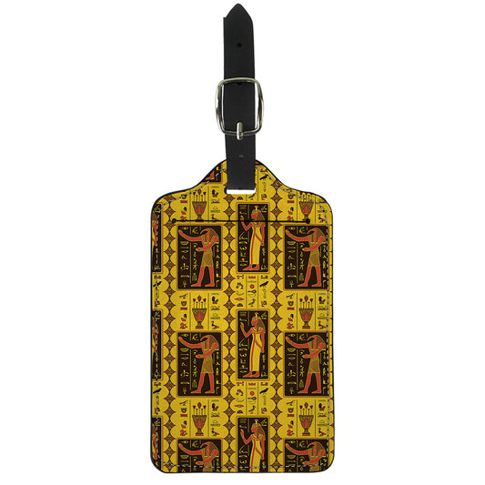 Ancient Egypt Pattern Print Luggage Tag
