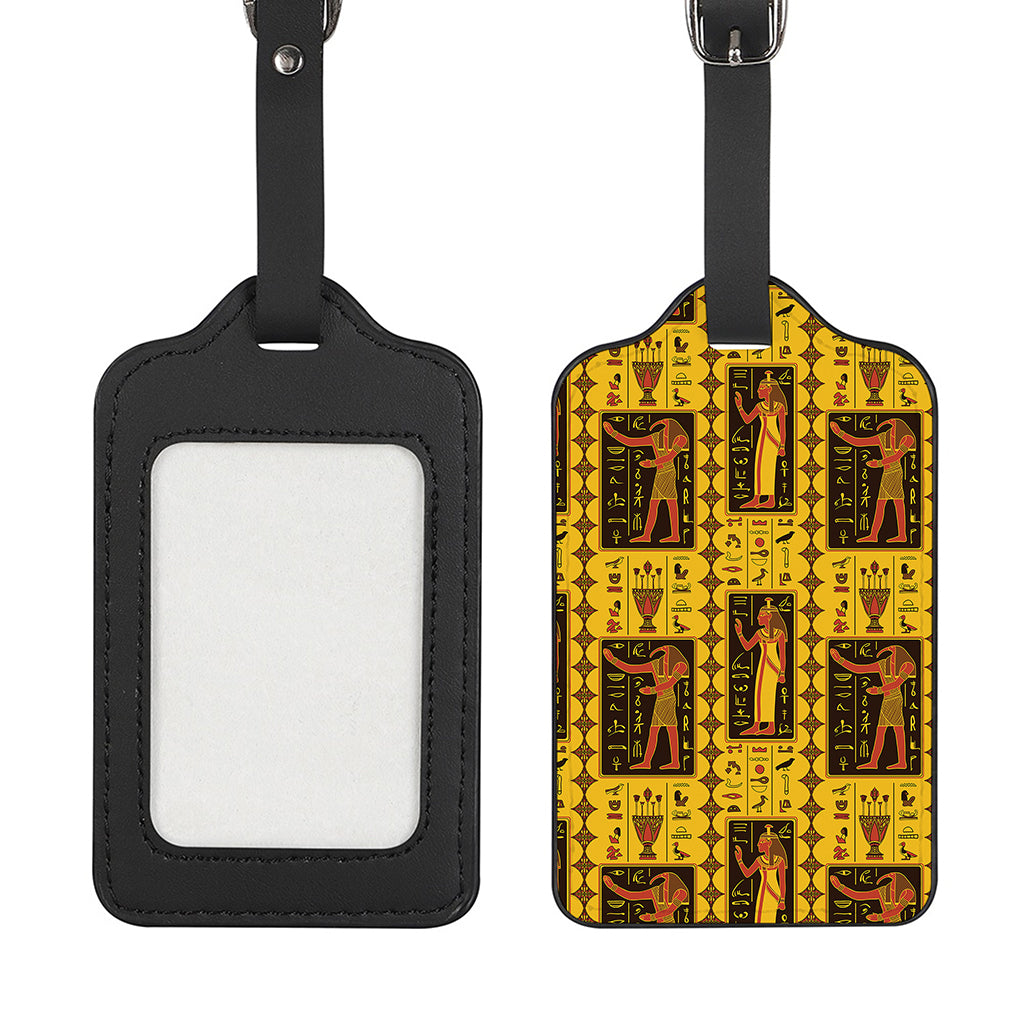 Ancient Egypt Pattern Print Luggage Tag