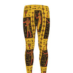 Ancient Egypt Pattern Print Men's leggings