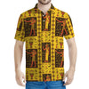 Ancient Egypt Pattern Print Men's Polo Shirt