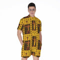 Ancient Egypt Pattern Print Men's Romper