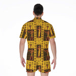 Ancient Egypt Pattern Print Men's Rompers