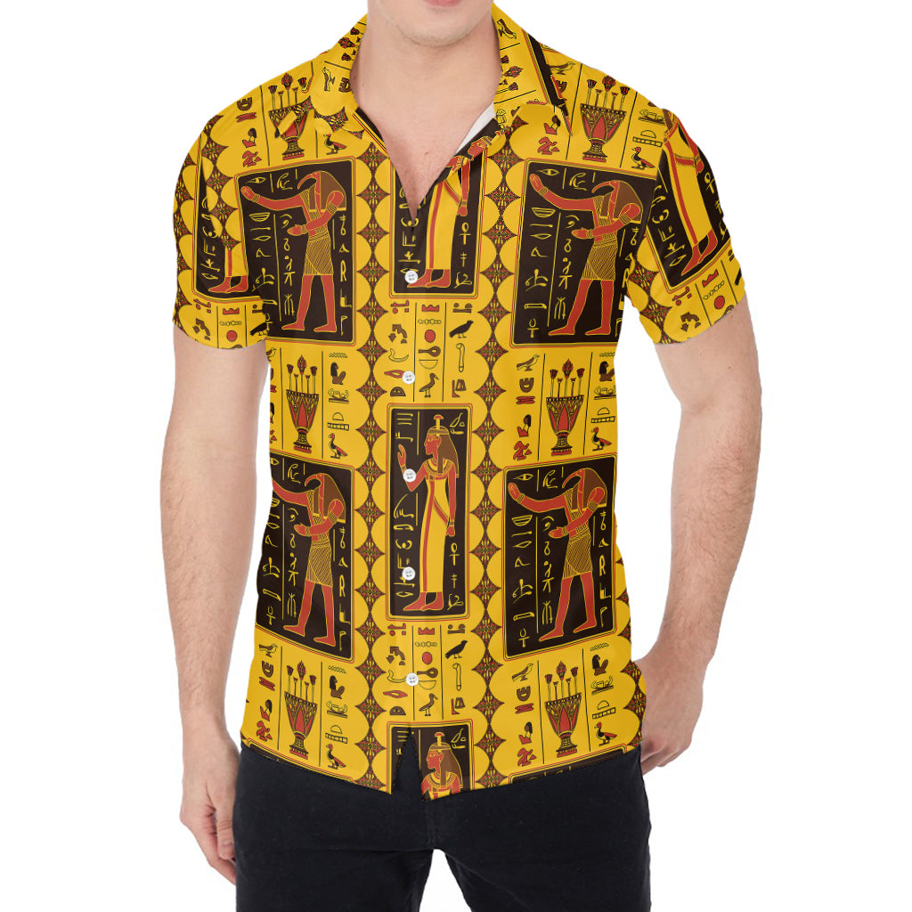 Ancient Egypt Pattern Print Men's Shirt