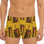 Ancient Egypt Pattern Print Men's Short Boxer Briefs