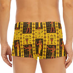 Ancient Egypt Pattern Print Men's Short Boxer Briefs