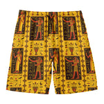 Ancient Egypt Pattern Print Men's Swim Trunks