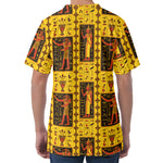 Ancient Egypt Pattern Print Men's Velvet T-Shirt
