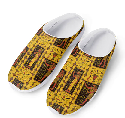 Ancient Egypt Pattern Print Mesh Casual Shoes