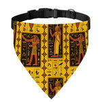 Ancient Egypt Pattern Print Over The Collar Dog Bandana