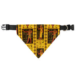 Ancient Egypt Pattern Print Over The Collar Dog Bandana