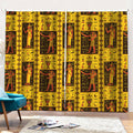 Ancient Egypt Pattern Print Pencil Pleat Curtains