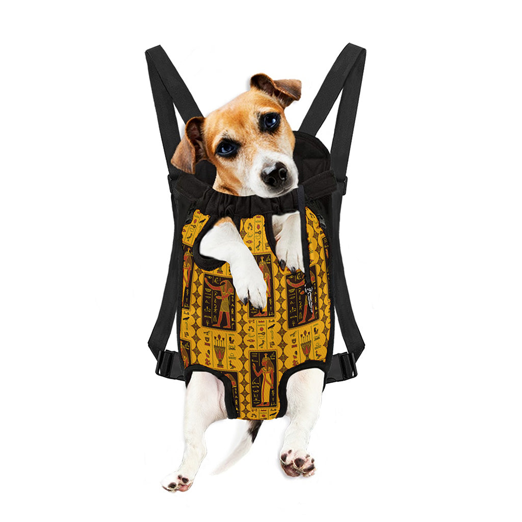 Ancient Egypt Pattern Print Pet Carrier Backpack
