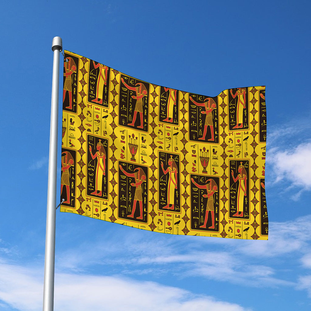 Ancient Egypt Pattern Print Polyester Flag
