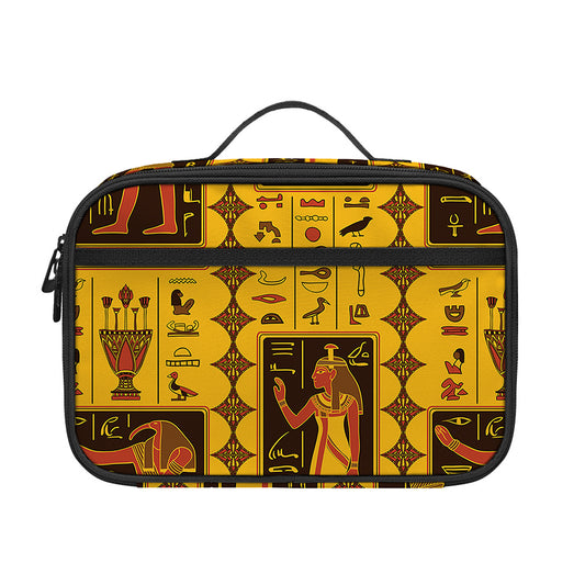 Ancient Egypt Pattern Print Portable Lunch Bag